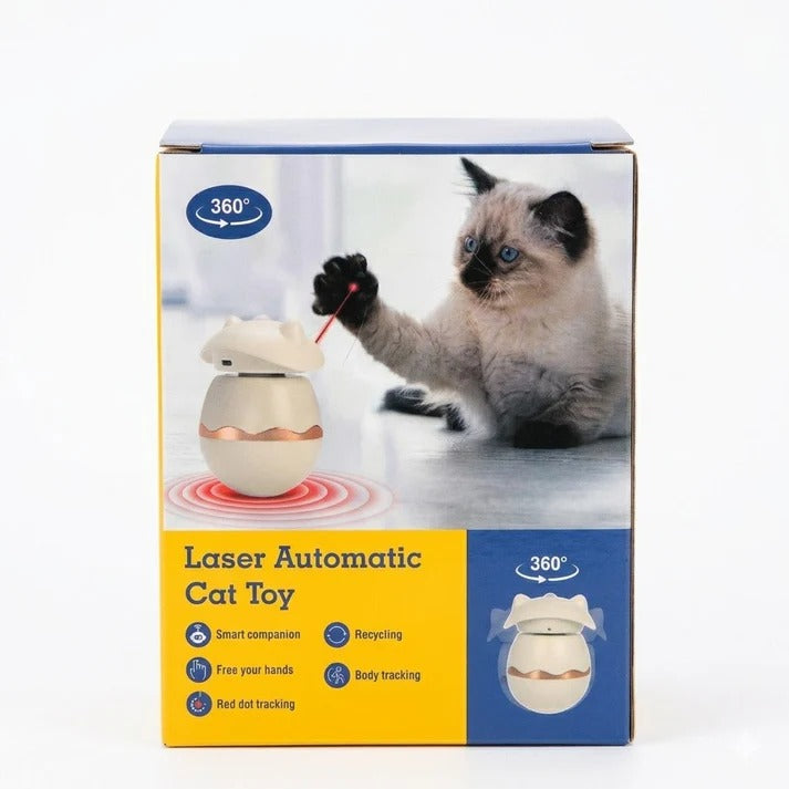 Juguete láser automático compacto para gatos
