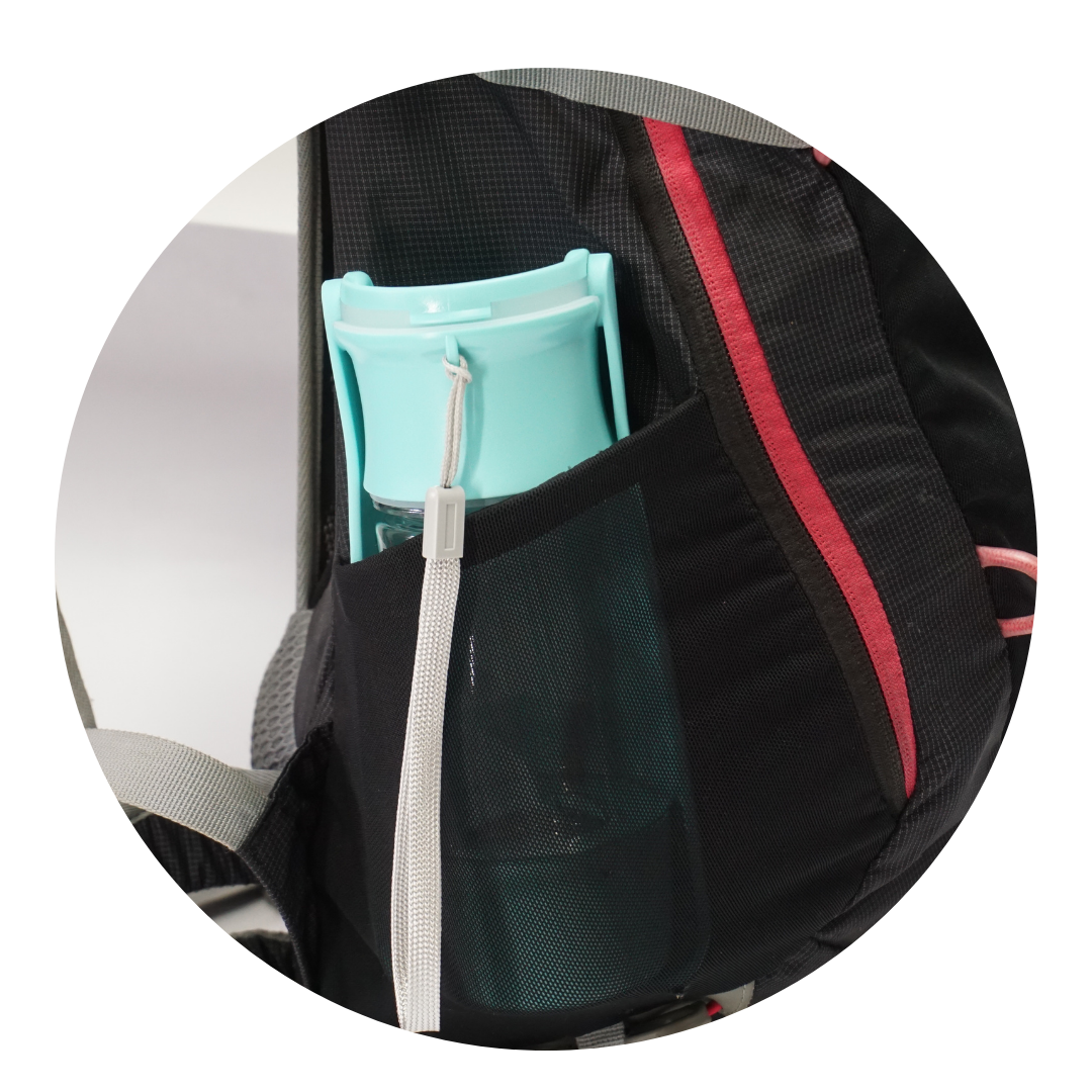 Bebedero Plegable 2 en 1 para Paseos | 350 ml