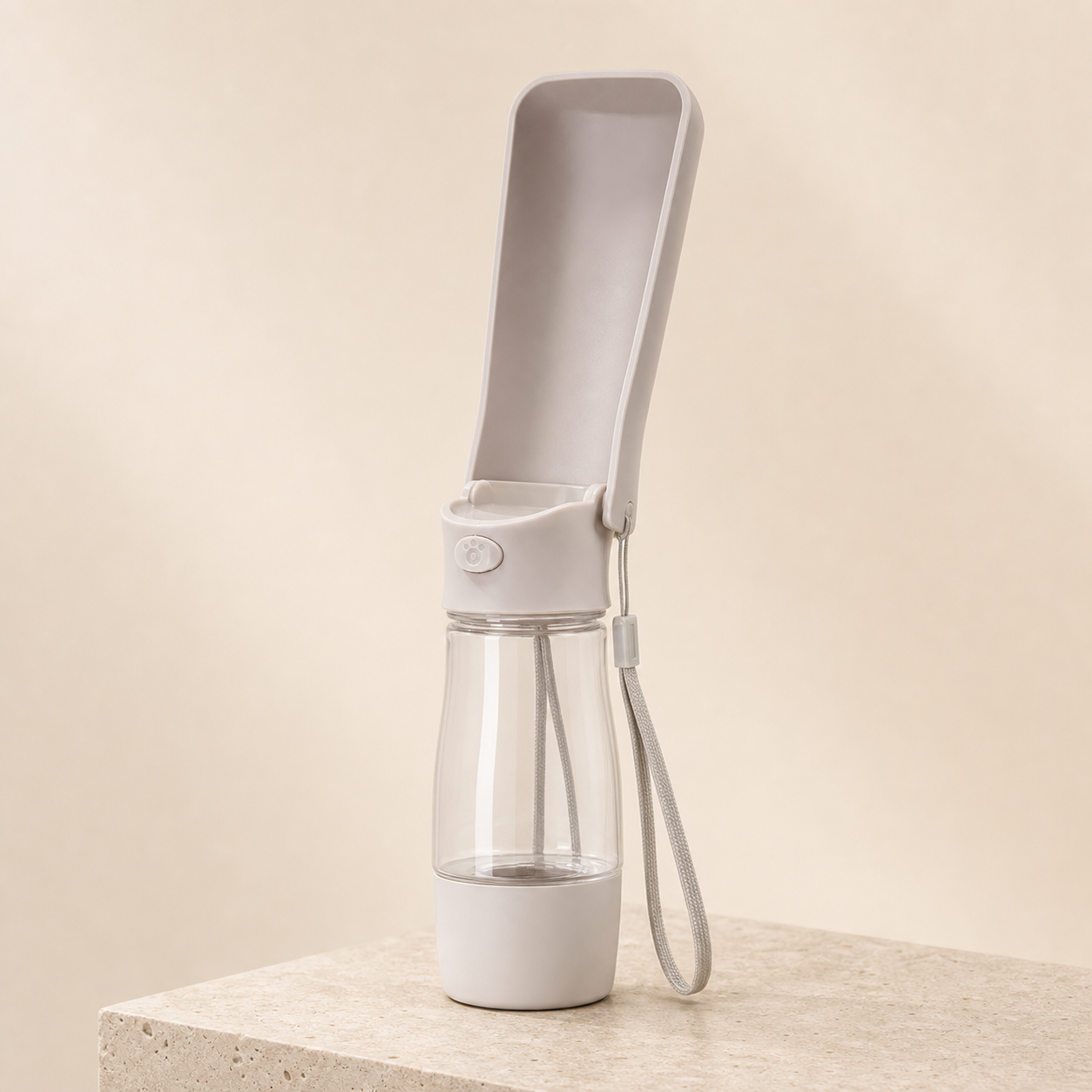 Bebedero Plegable 2 en 1 para Paseos | 350 ml